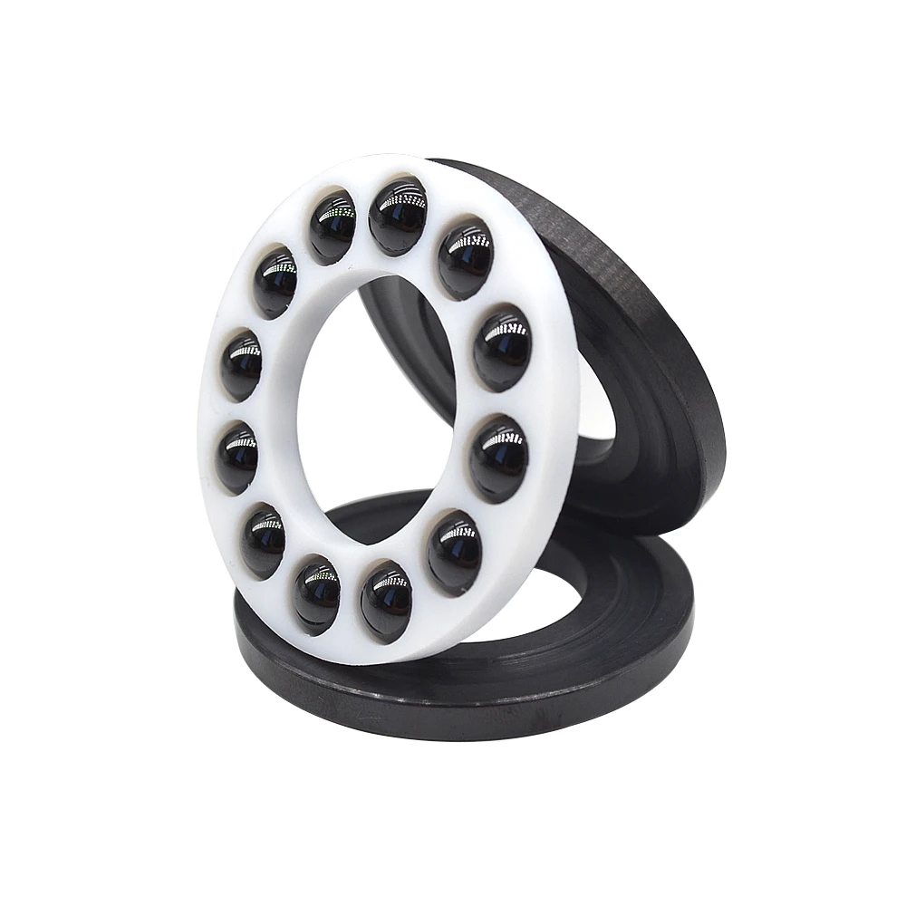 Chinese Manufacturing Si3N4 Silicon Nitride Flat Thrust Ball Bearings 51100 Size 10*24*9mm