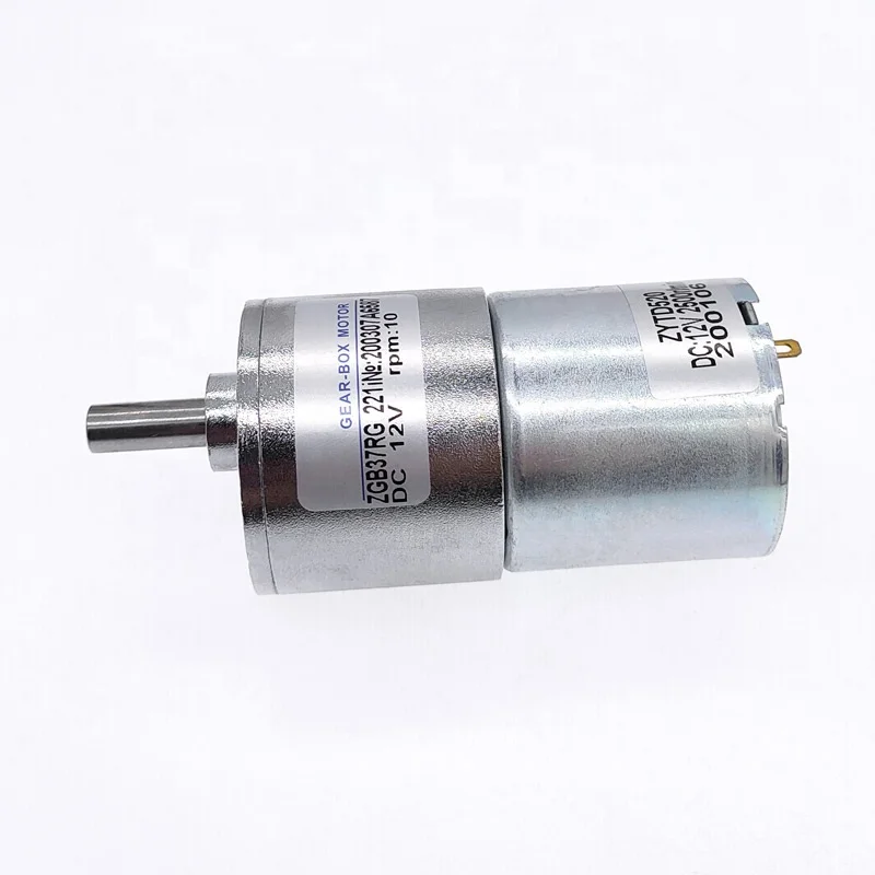
DC reduction motor GB37RG forward and reverse eccentric shaft gear electric dc motor 24V 12V dc motor 