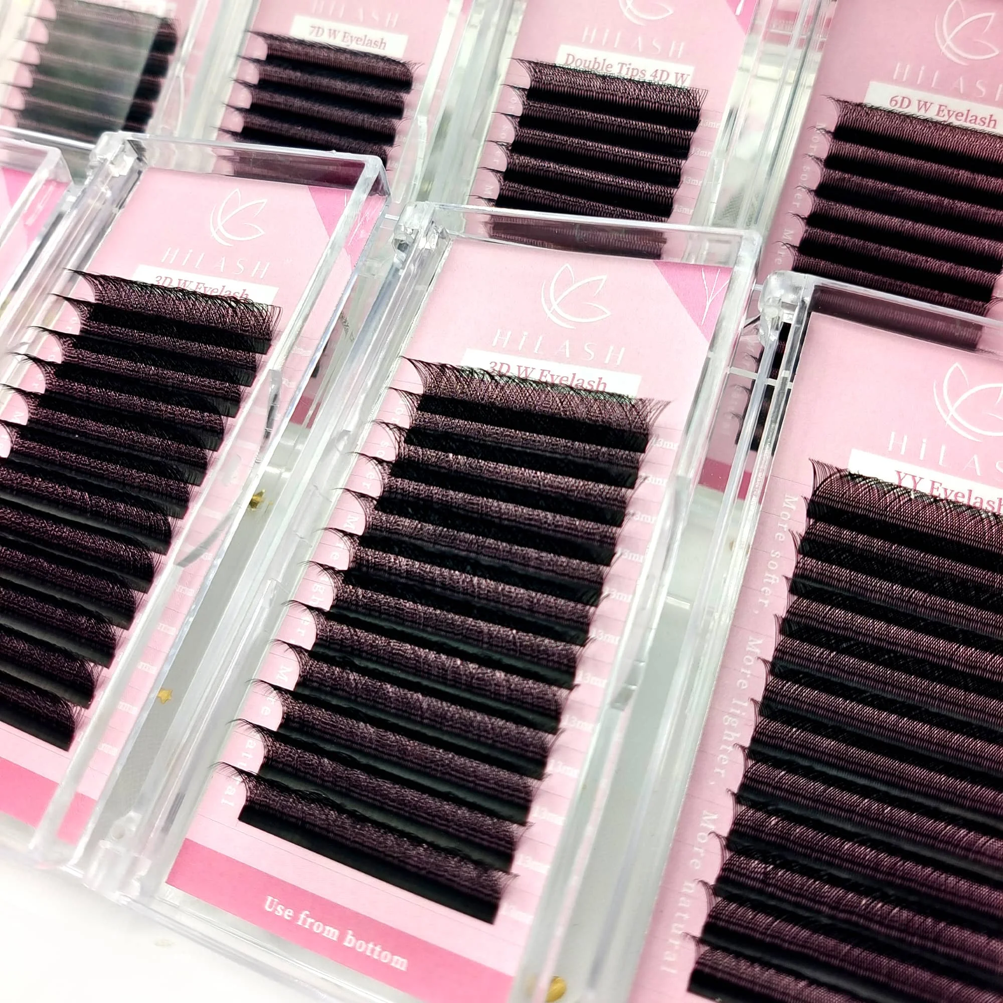Wholesale Customization YY W Shape Lash Extension Mesh Cilios Hand-woven Clover 05 07 C D L Lash De Pestaas Cilia YY Lash
