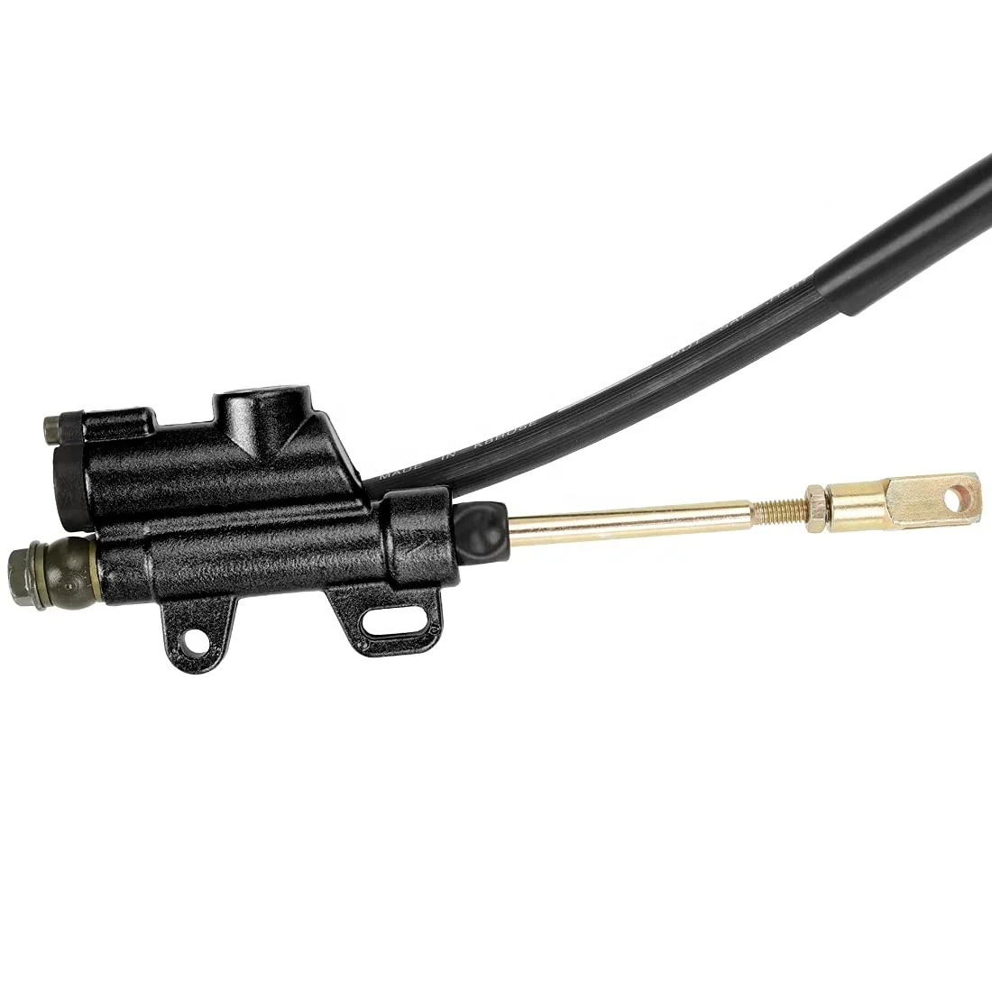 HIAORS Rear Foot Disc Hydraulic Brake Master Cylinder Caliper kit for 70cc 90cc 110cc 125cc 140cc 150cc Chinese Pit Dirt Bike