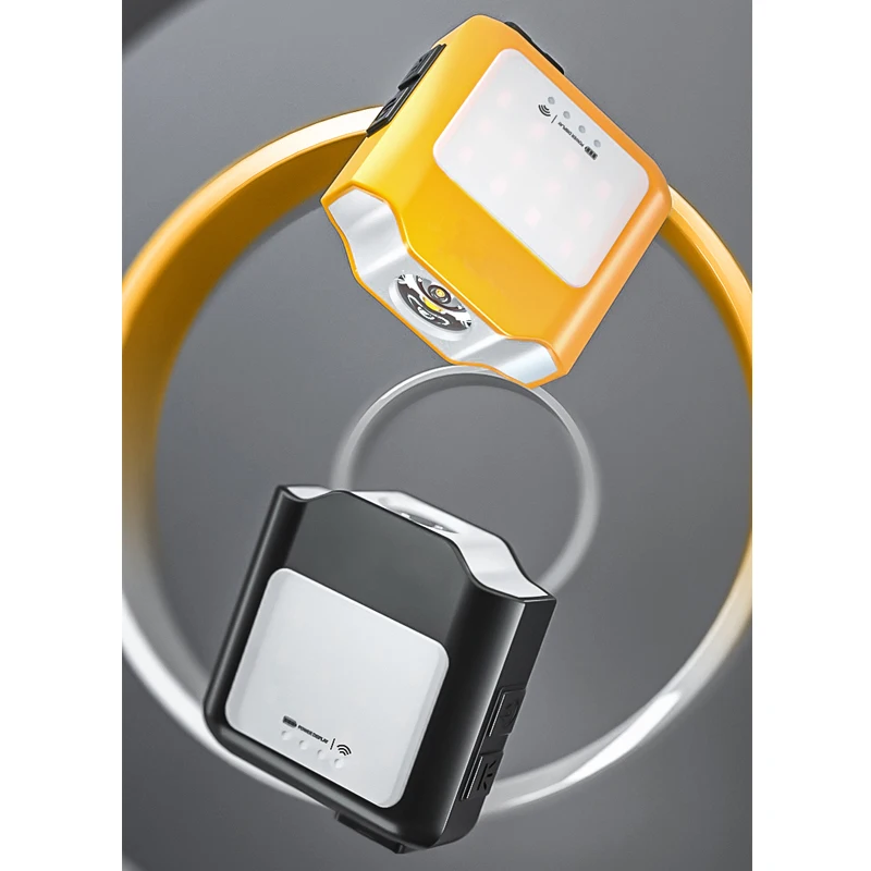 Hot Sale Sensor Head Light Bright Rechargeable  Induction Led Head Lamp with Clip