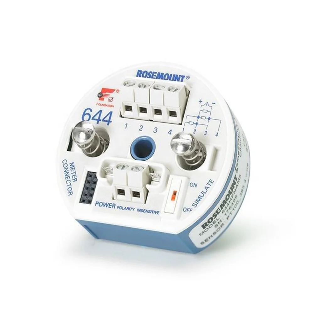 Original Emerson Rosemounte 644HAK5J5M5 Field Mount Temperature Transmitterof Ambient and Process Temperatures  In Stock