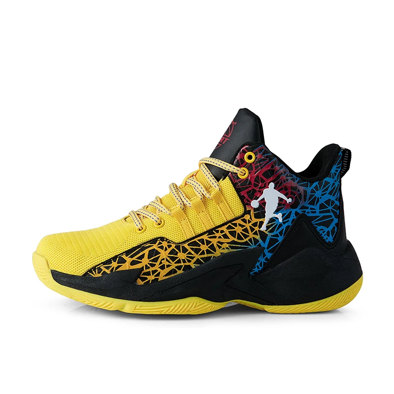 Zapatillas De Baloncesto Unisex Soft Sole Retro Mens Confortable Outsole High Top Basketball Shoes For Men