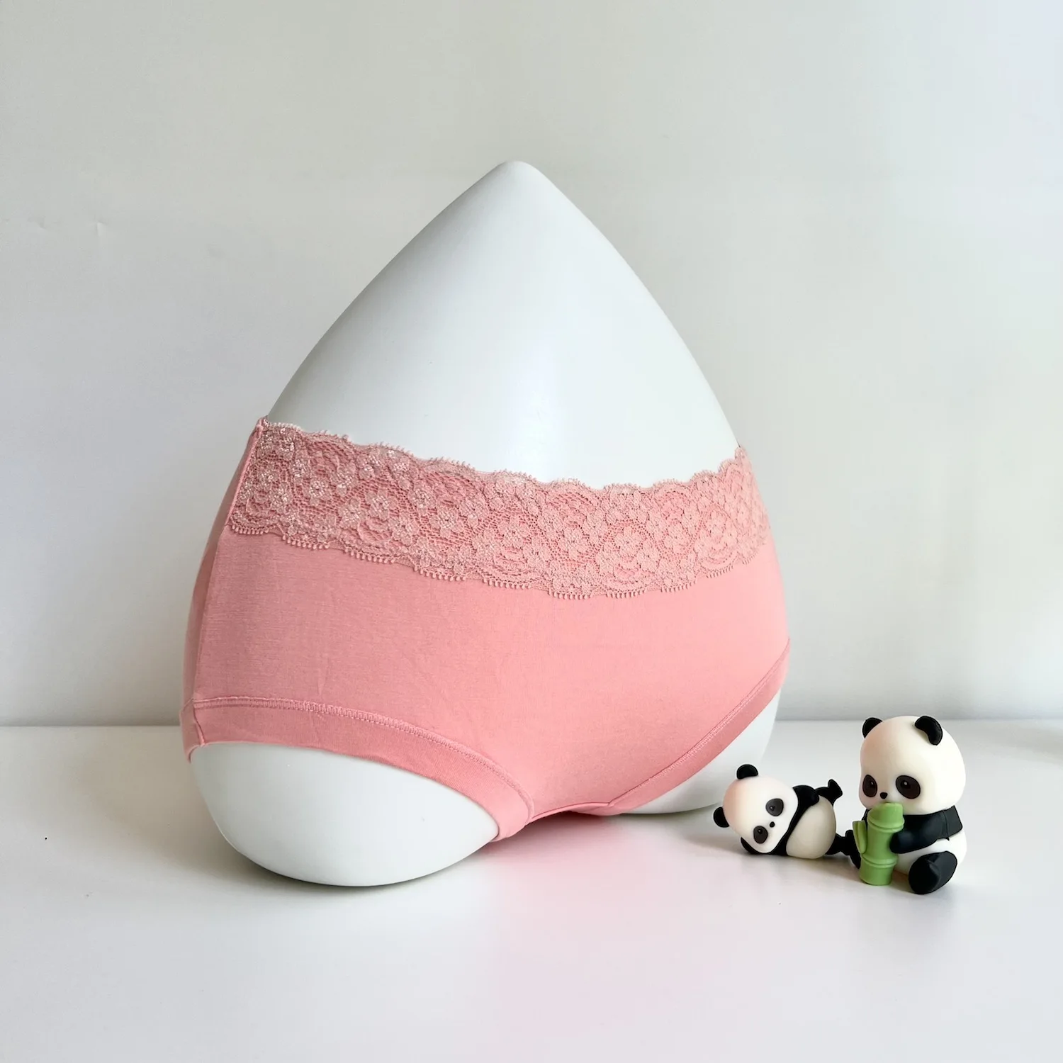 Bamboo Underwear Lace Side Female Underwear Women Panties Wholesale High Quality Lady Hipster Spandex / Bamboo Fiber Breathable