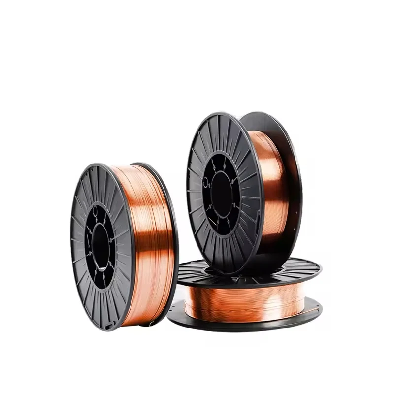 China Welding Wire Manufacturer 0.8mm - 1.2mm 5kg/15kgs Per Spool Er70s-6 Sg2 Co2 Mig Welding Wire