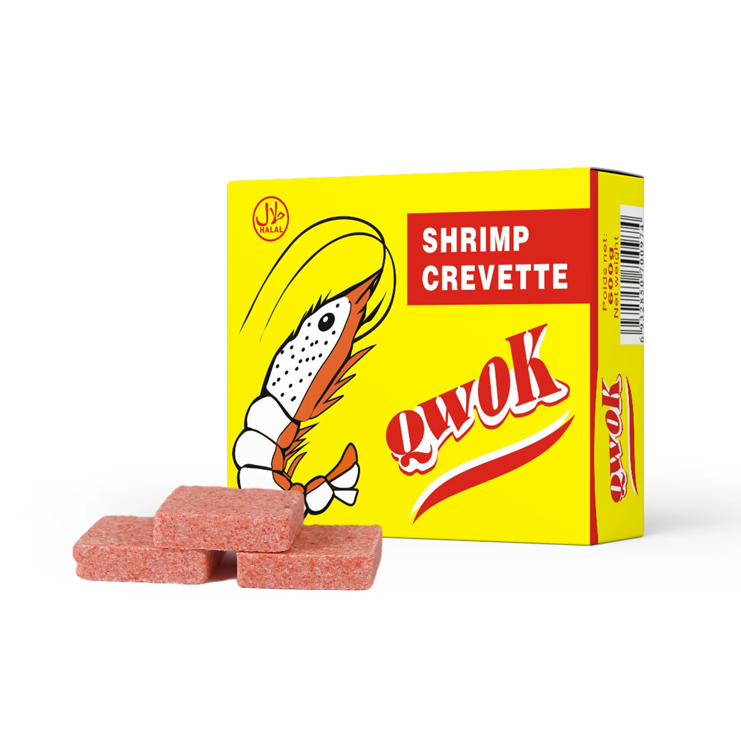 HALAL 10g shrimp bouillon cube seasoning cube stock cube  natural best-selling