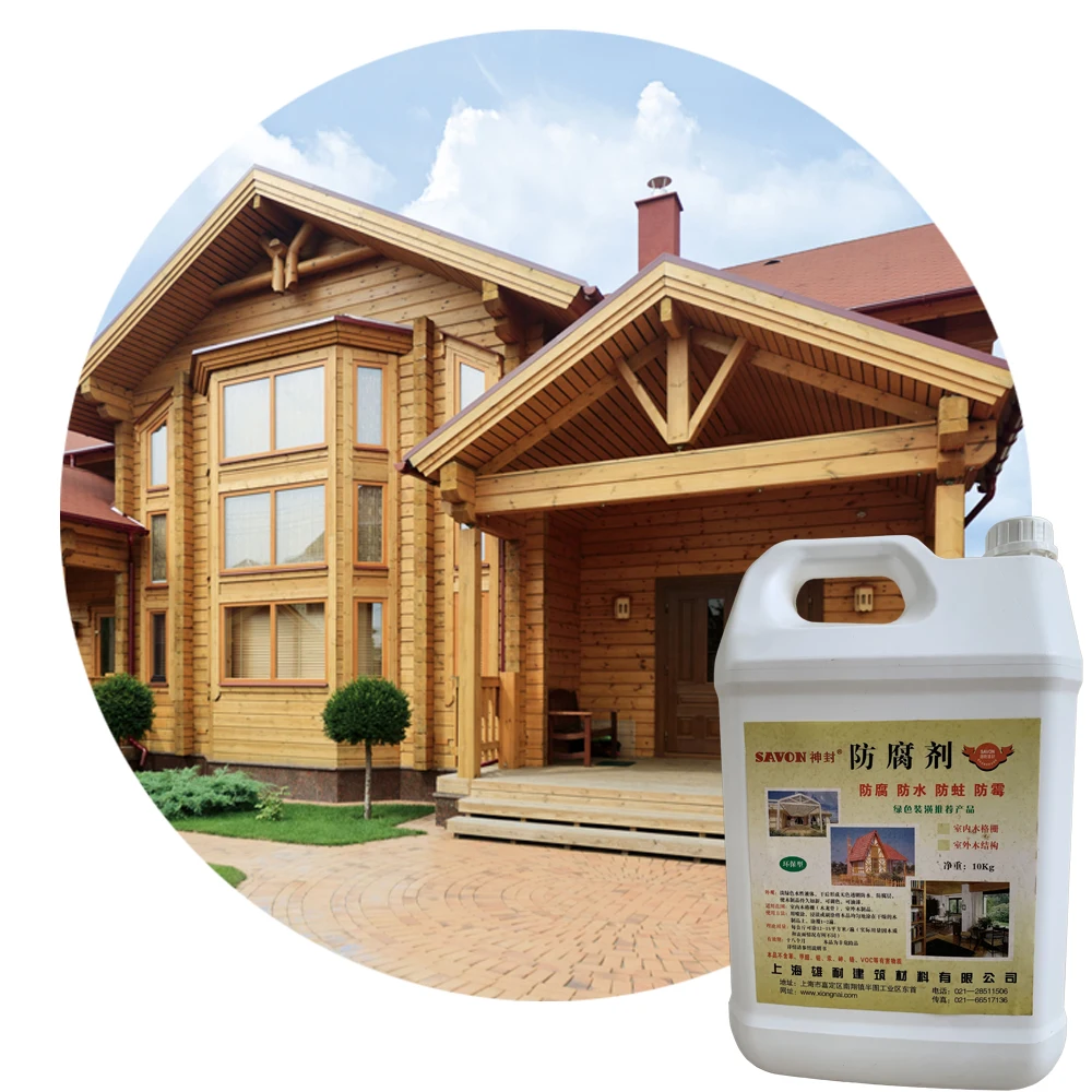 Transparent ACQ Anti-Corrosion Coating Water Based Paint for Cabin and Wood