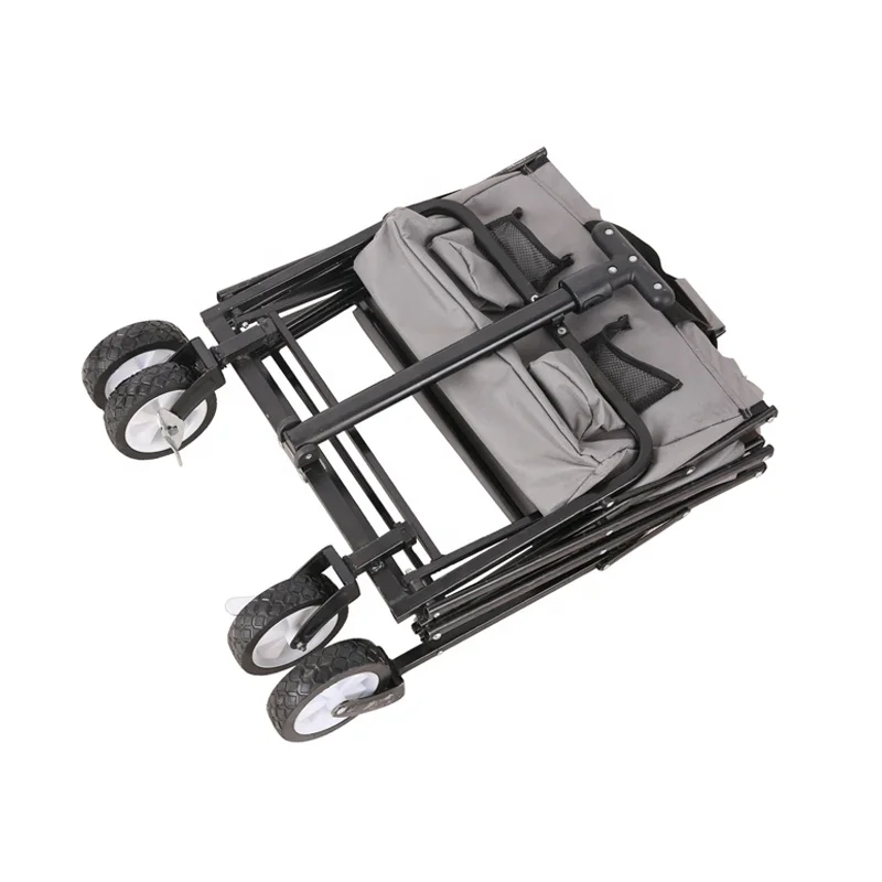 New 4 Wheels Picnic Beach Camping Foldable Wagon Cart Outdoor