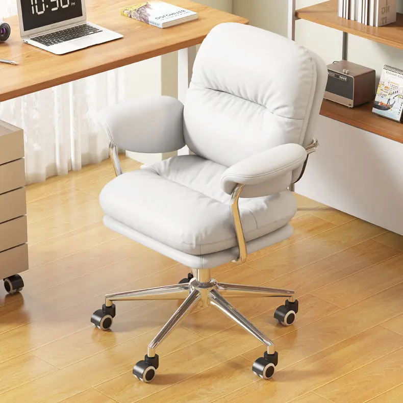 Office Chair Swivel Lifting Leather PU Luxury Modern Home Executive Desk Ergonomic Furniture Study Gaming Computer Office Chairs