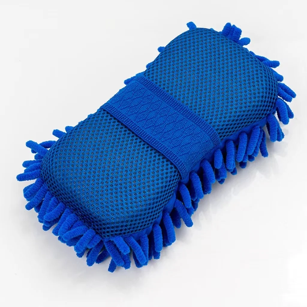 Microfiber Chenille Car Wash Sponge for Cleaning with  fluffy and thick microfiber bundle