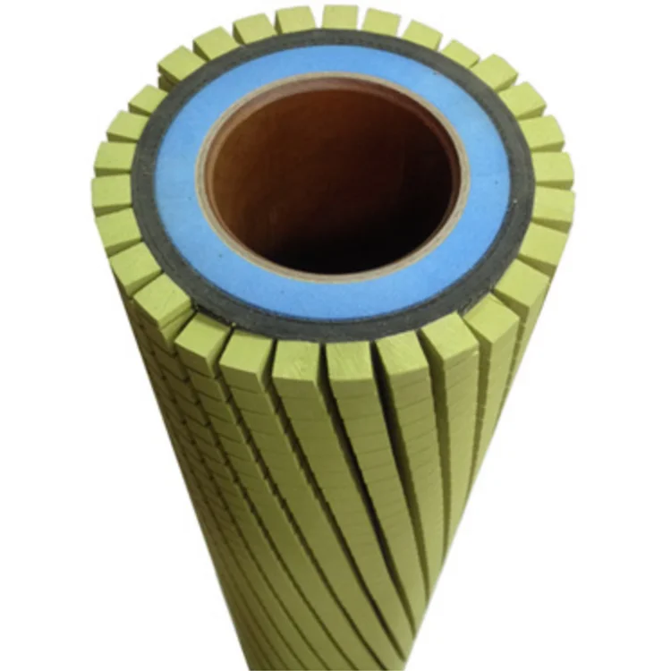 Uniform Surface Roughness Long Lifetime Polishing Ceramic Buff Scroll Wheel