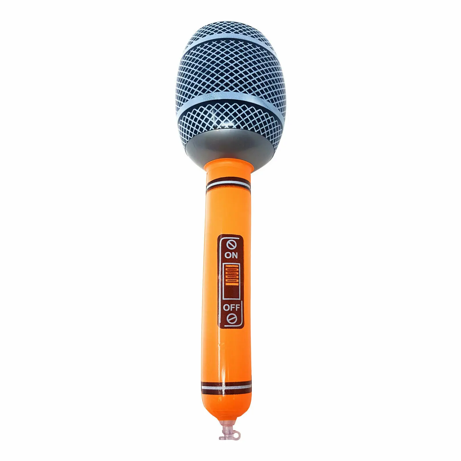 New Inflatable Microphone Blow Up Fancy Dress Party Disco Musical Halloween Accessory Prop