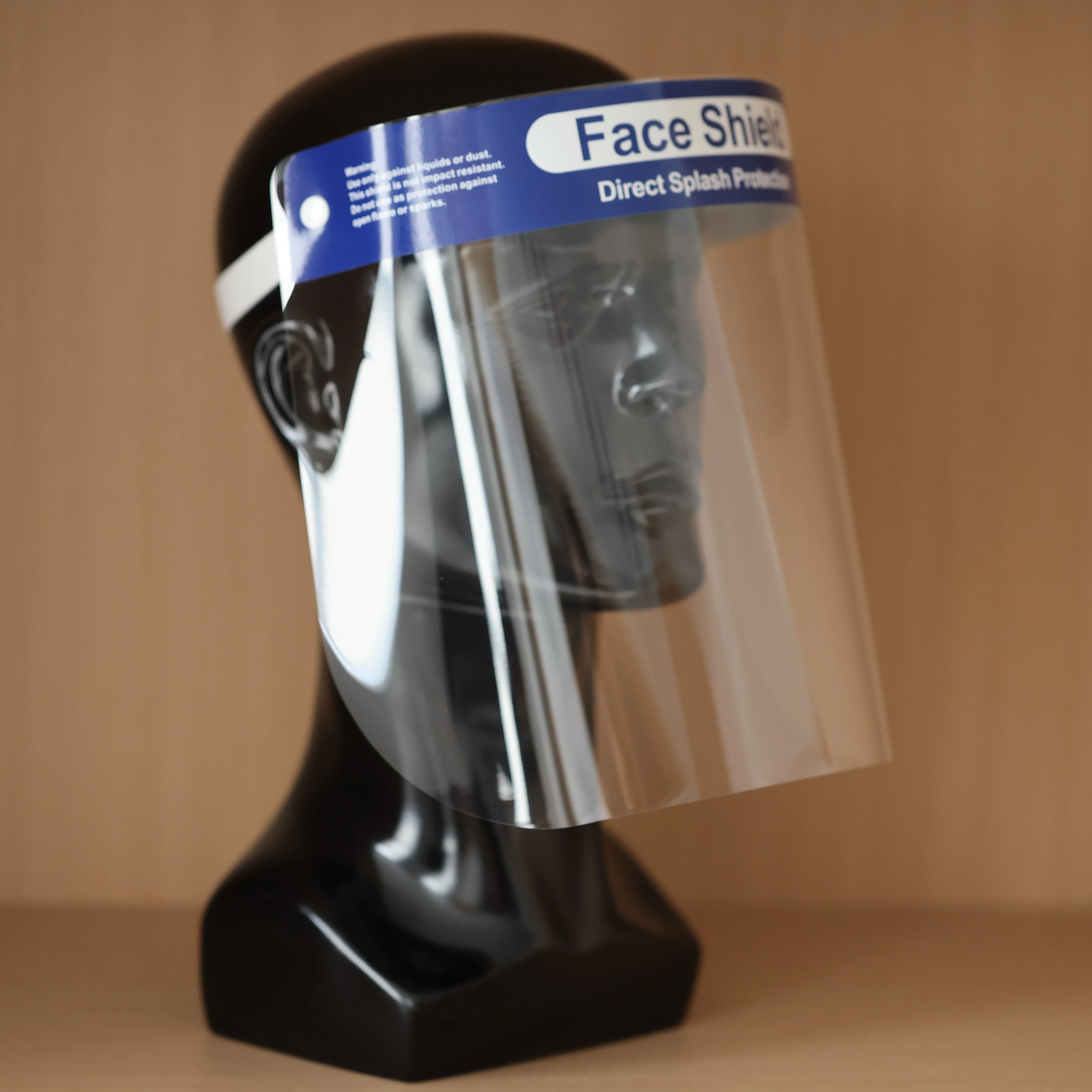 Stock Anti Fog Safety Face Visors Disposable Protective Face Shield Transparent Adult Clear Face Shields Pvc Screen