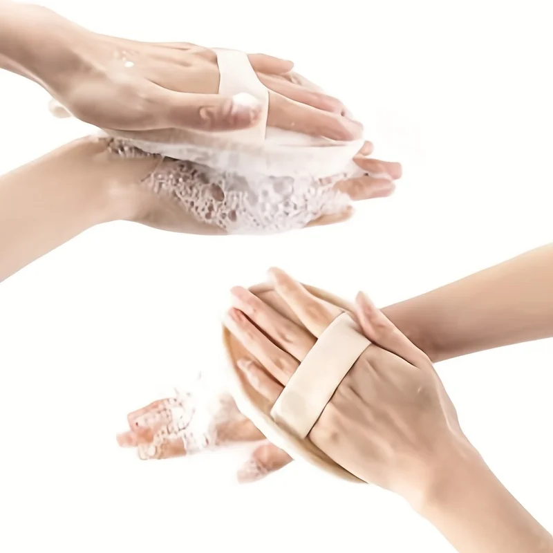 Natural Loofah Sponge Exfoliating Body Scrubber (2 pcs),Made with Eco-Friendly and Biodegradable Shower Luffa Sponge,
