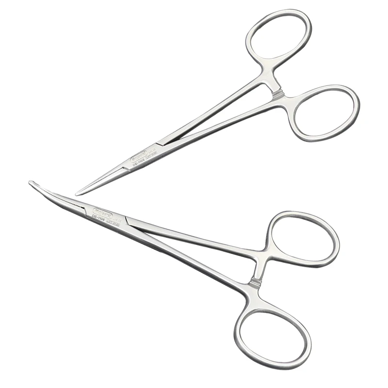 Surgical Equipment Straight, Curved Head Clamps Hemostats Forceps Dental Instrument