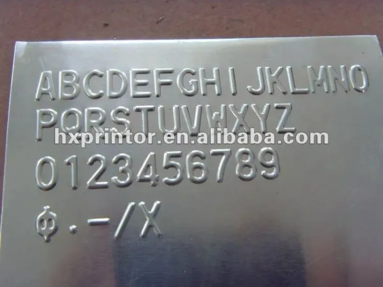 
HD-41D manual name plate embossing machine 