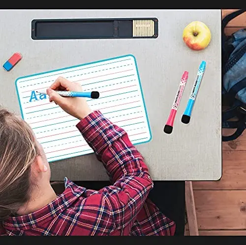 Kids And Students Learning Multi Color Desktop Whiteboard Double Side Desktop A4 Whiteboard