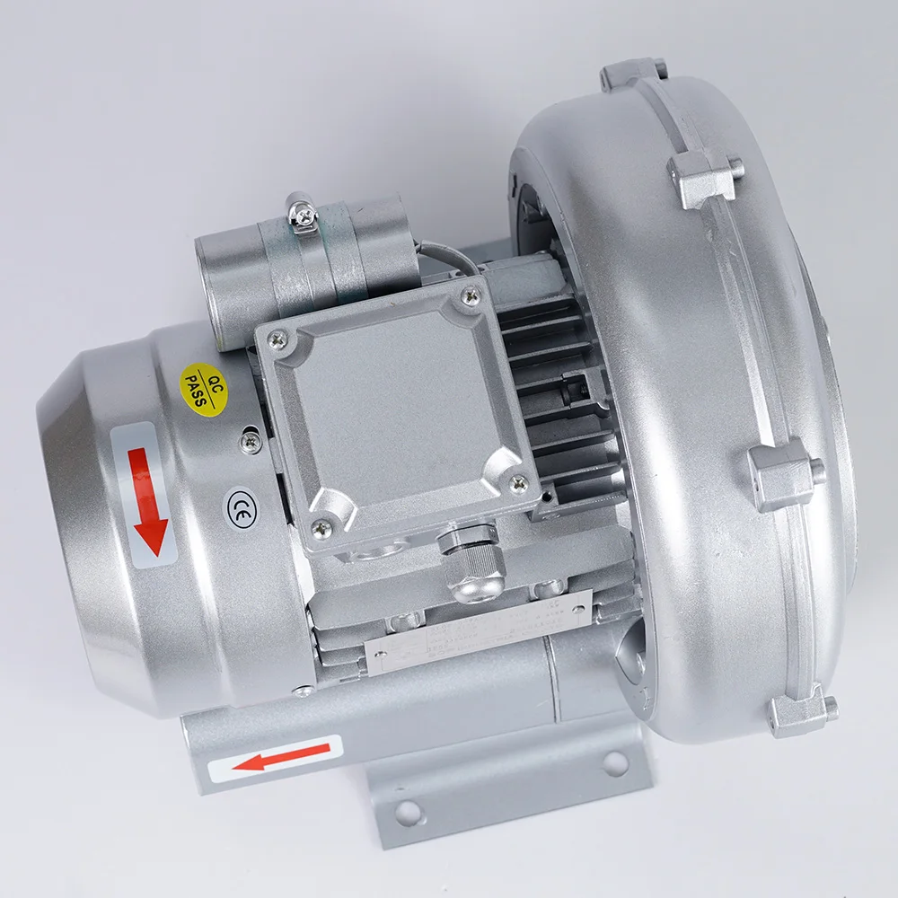 Высокоэффективный новый дизайн 0,37 кВт низкий уровень шума высокое давление электрический маленький мощный воздуходувка для пруда