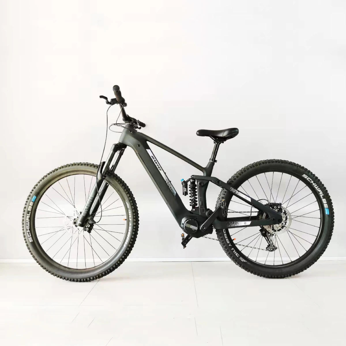 EWIG Carbon Fiber Electric Mountain Bike 48V 17.5AH 500W 12 Speed SHIMANO BAFANG Motor 48V 17.5AH 500W Electric MTB City Bicycle