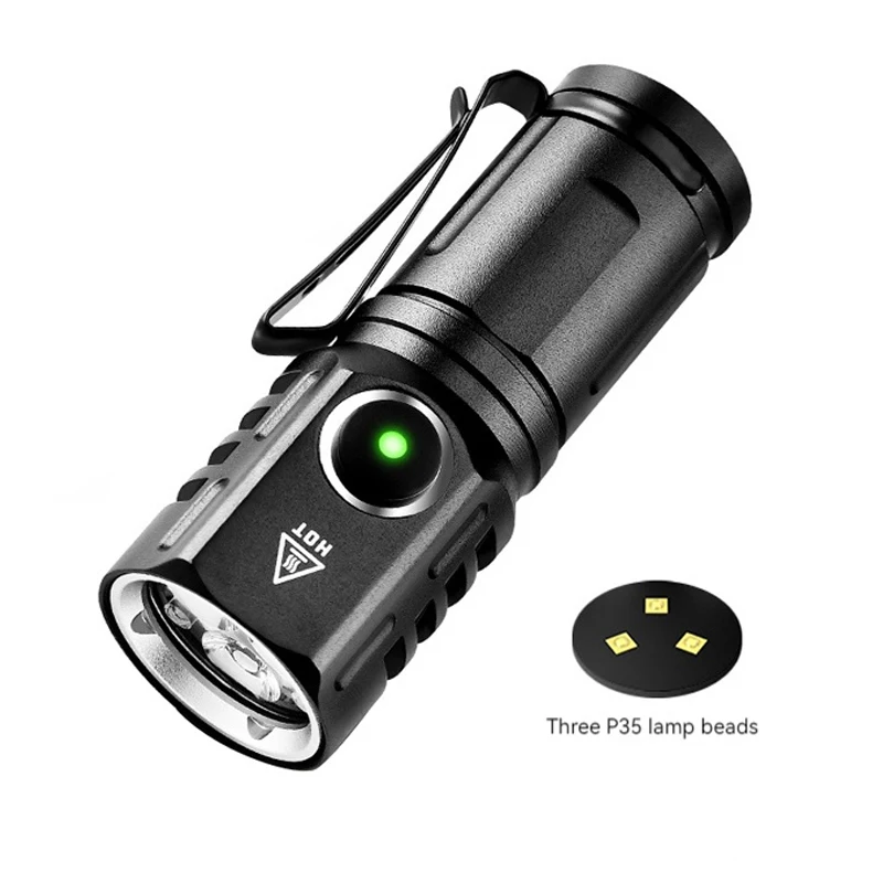 High Lumen Rechargeable Aluminum Mini Led Flashlight Torch mini led waterproof flashlight with clip