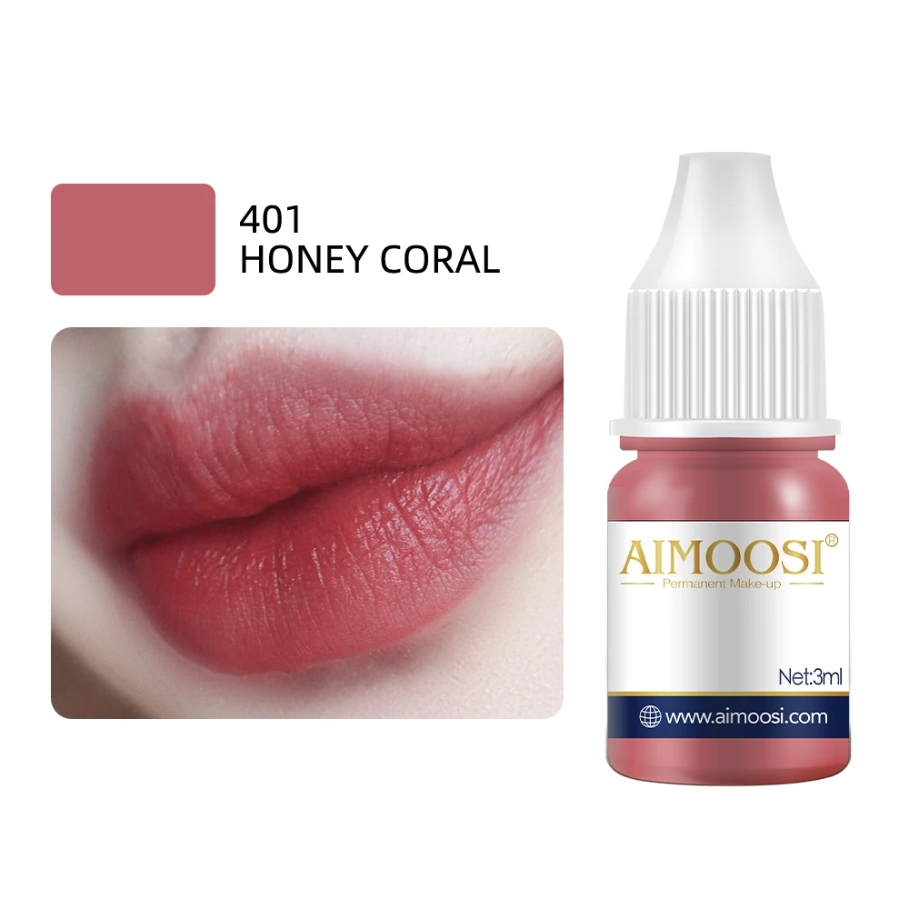 Aimoois original permanent make up lip tattoo pigment ink permanent makeup microblading ink pigment