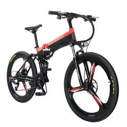 Hot Seller Electric Fat Bike Electric Mountain Dirt Bike 26inch 500W 700W Ce Aluminum Alloy 1 Set Magnesium Alloy Black and Red