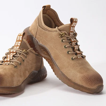 
CE Casual Genuine Leather Men Working Steel Toecap Protect Safety Shoes For Women 