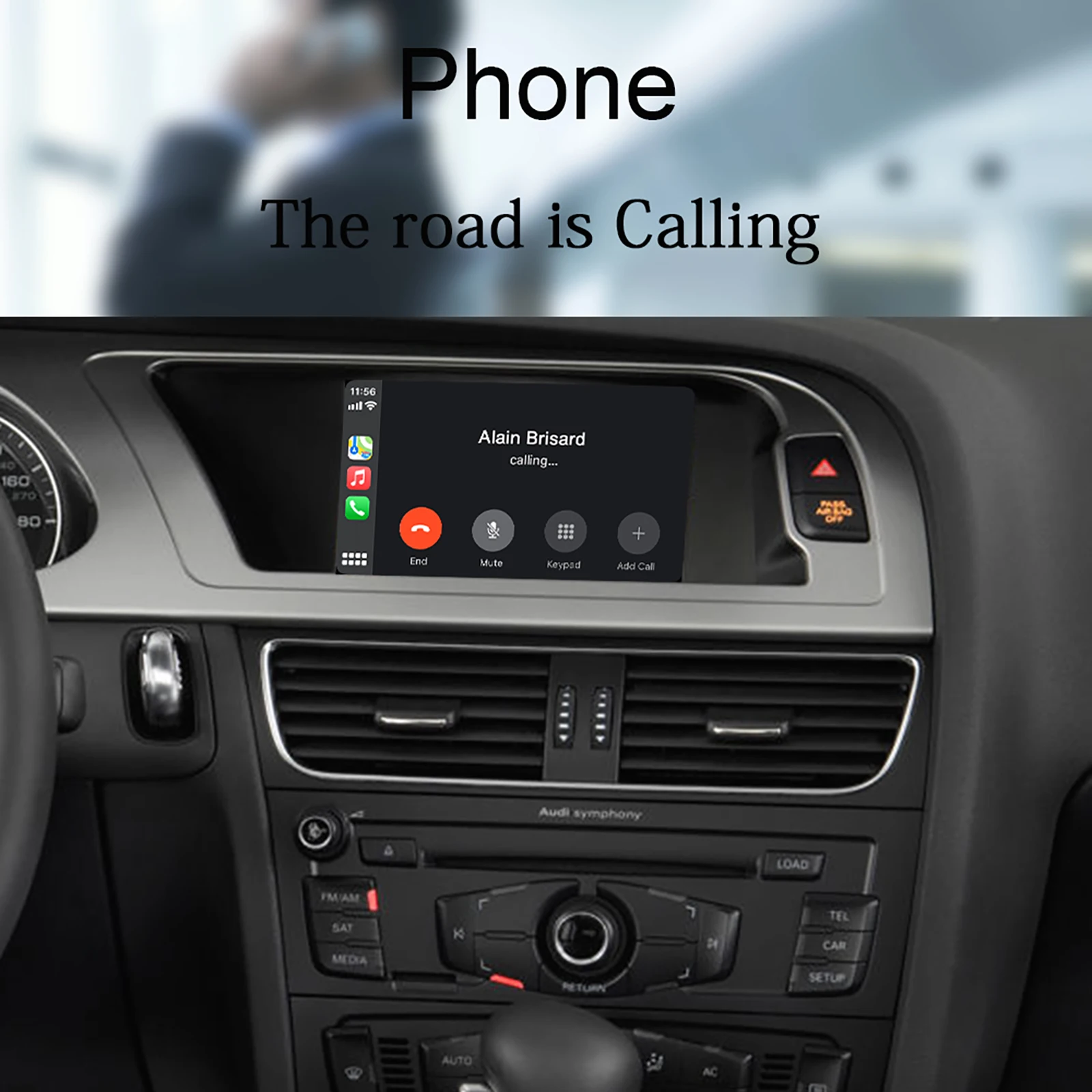  Автомобильный видеоинтерфейс Android CarPlay для Audi концерта или syma4 A5 S5 и Q5 без интерфейса GPS-навигации