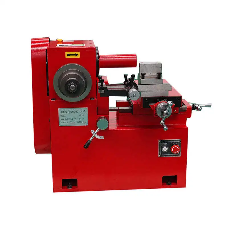 Automatic Vertical Light Duty Metal Brake Disc And Drum Lathe Machine