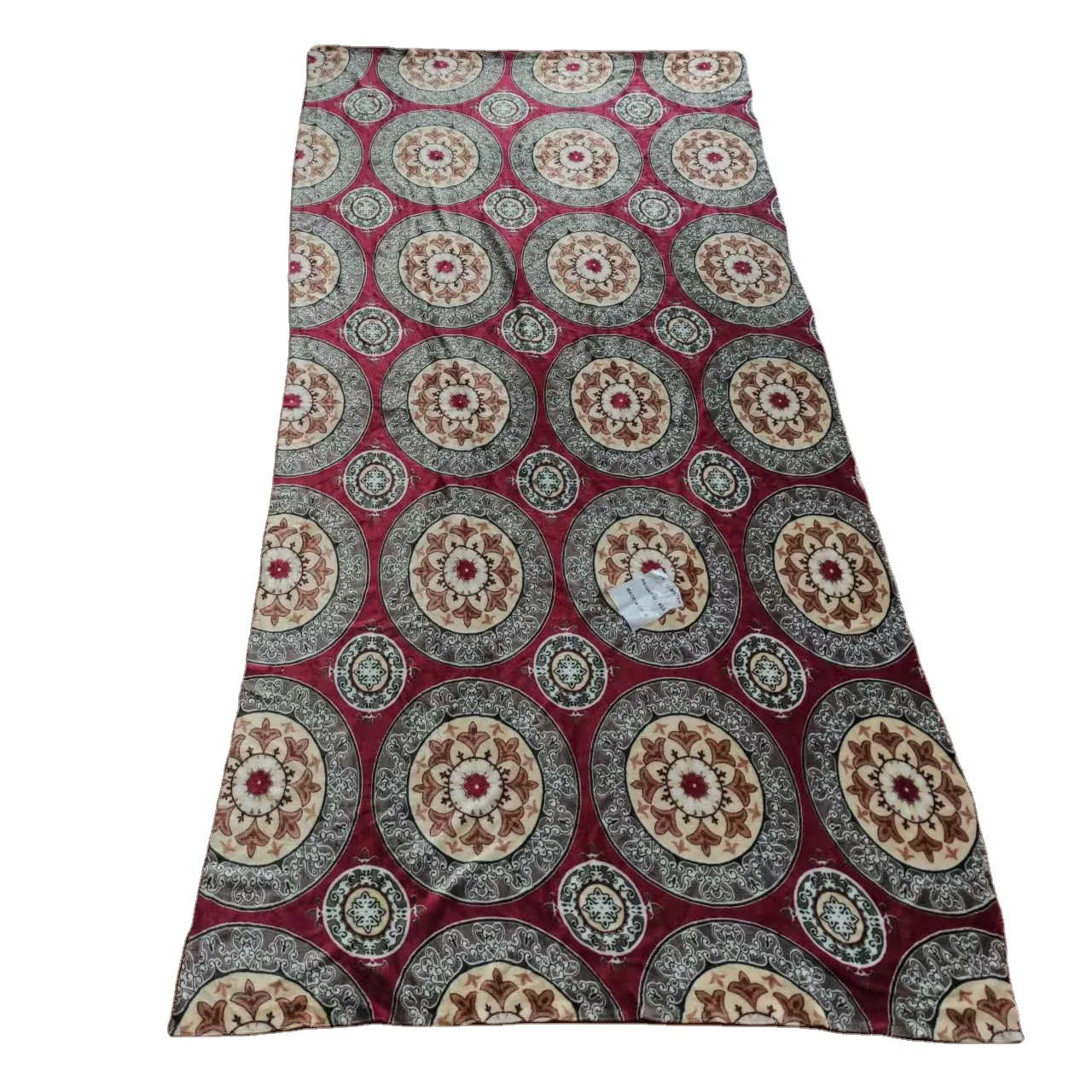 Buy Knitted Fabrics Online Sale Designer Logo Single-Sided Microfiber Printed Flannel Fabric