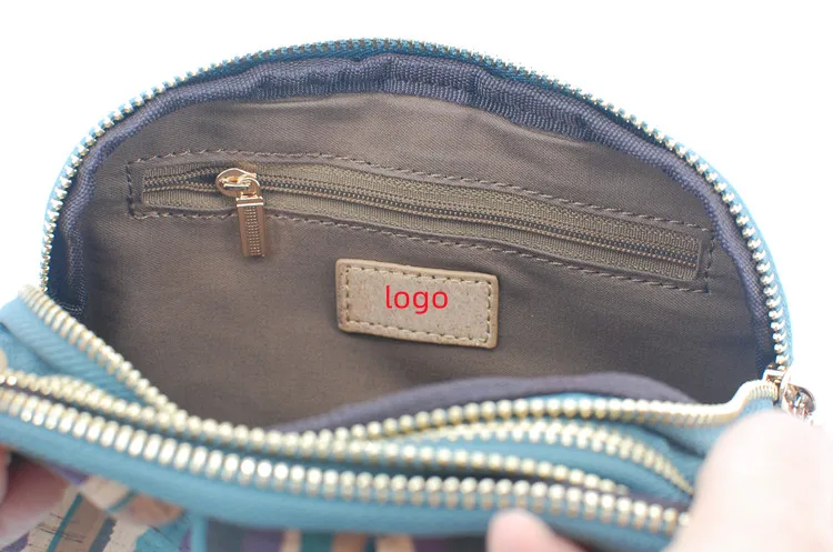 High Quality Gold Metal Chain Natural Cork Shoulder Bag Eco-friendly Cork Crossbody Bags for Girl