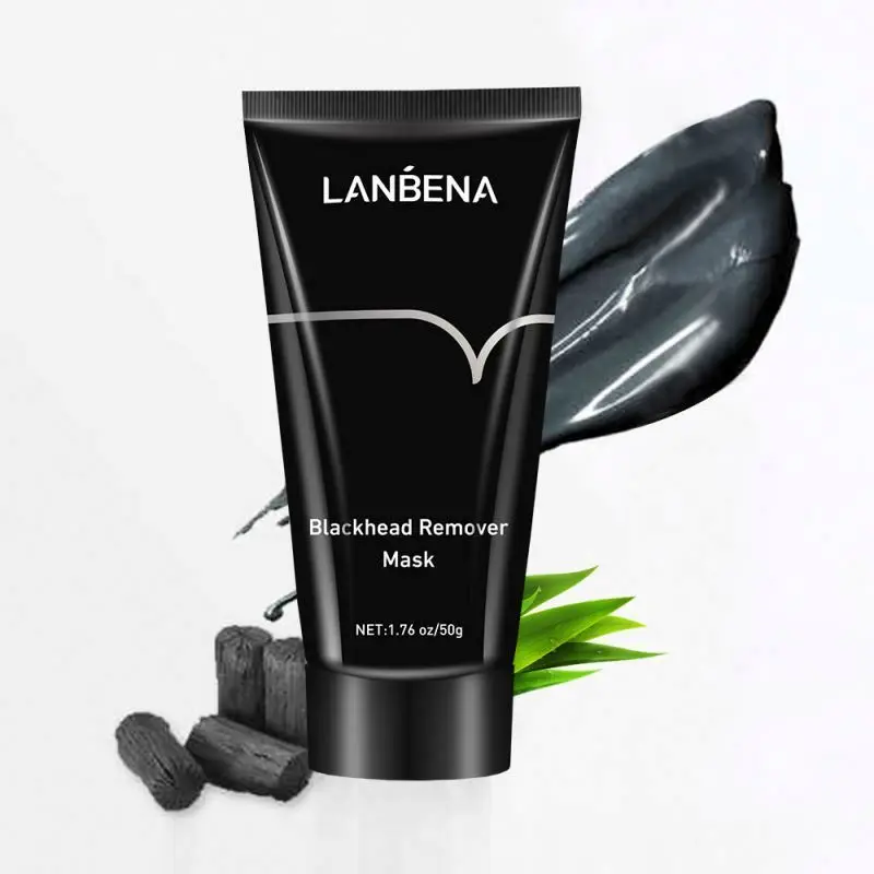 Shrinking Peel Off Blackhead Remover Mask LANBENA Natural Bamboo Charcoal Nose Pore