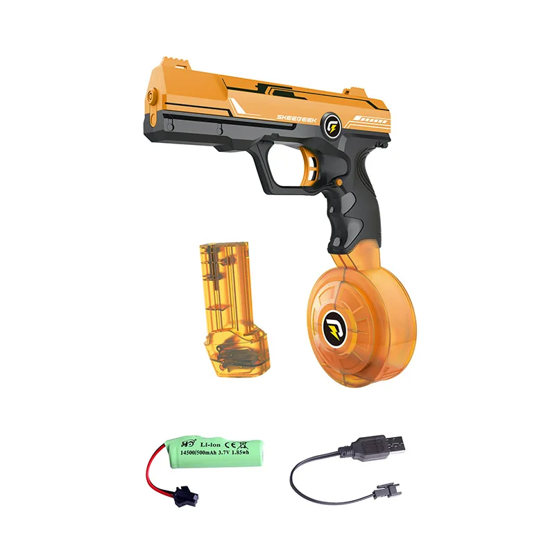 2024 New Design High Speed Delivery G-Lock Electric Water Guns Cool Water Pistol for Boys Automatic Water Shooter with Drum