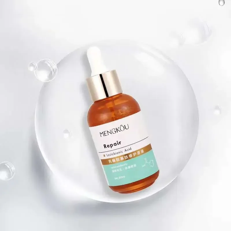 Private Label Lactobionic Acid Facial Serum for Skin Care Antioxidant and Whitening Pore Minimizing Face Serum