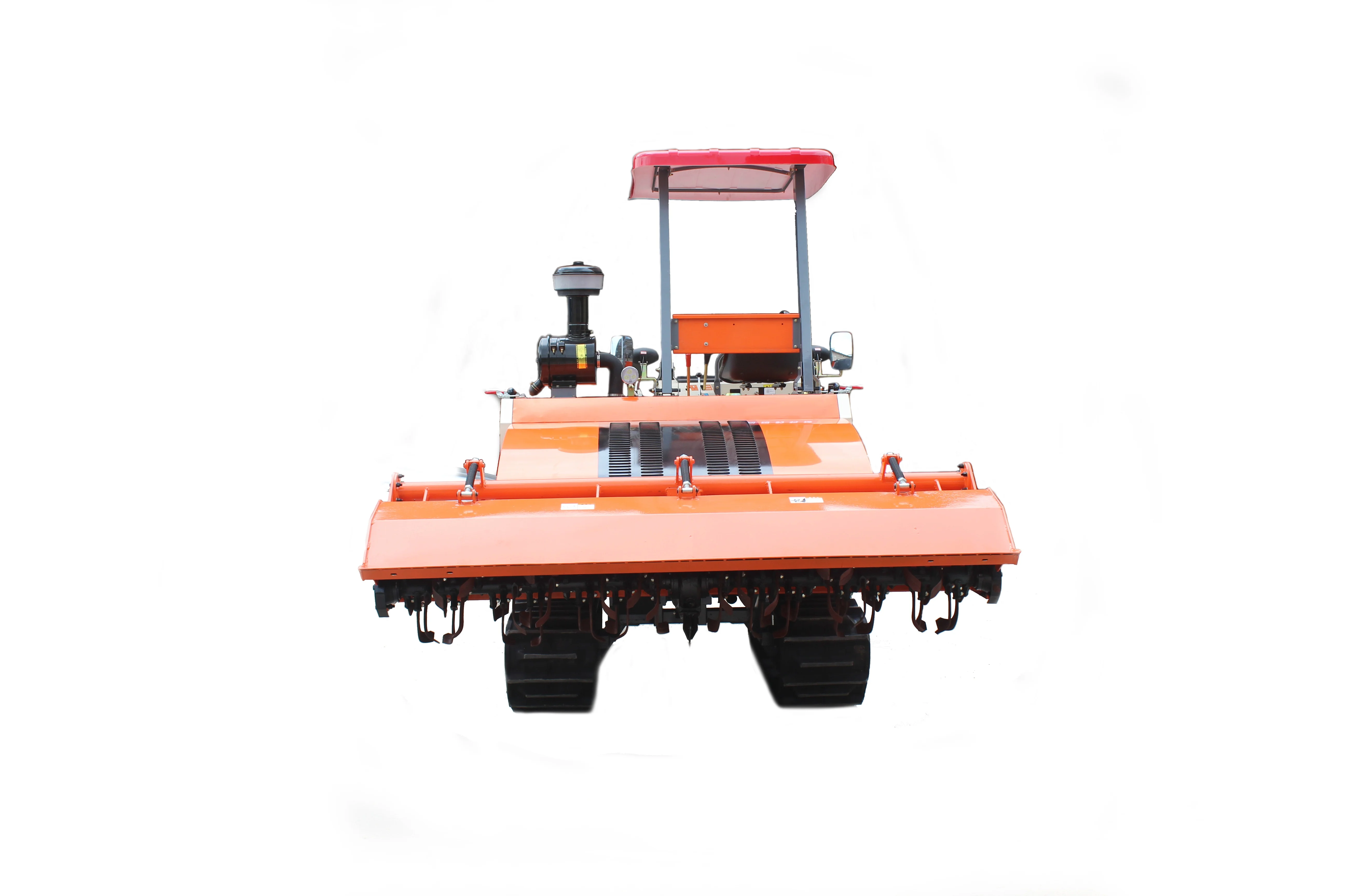 110HP Ago. Rubber Crawler tractor with tiller and disc harrow for paddy field