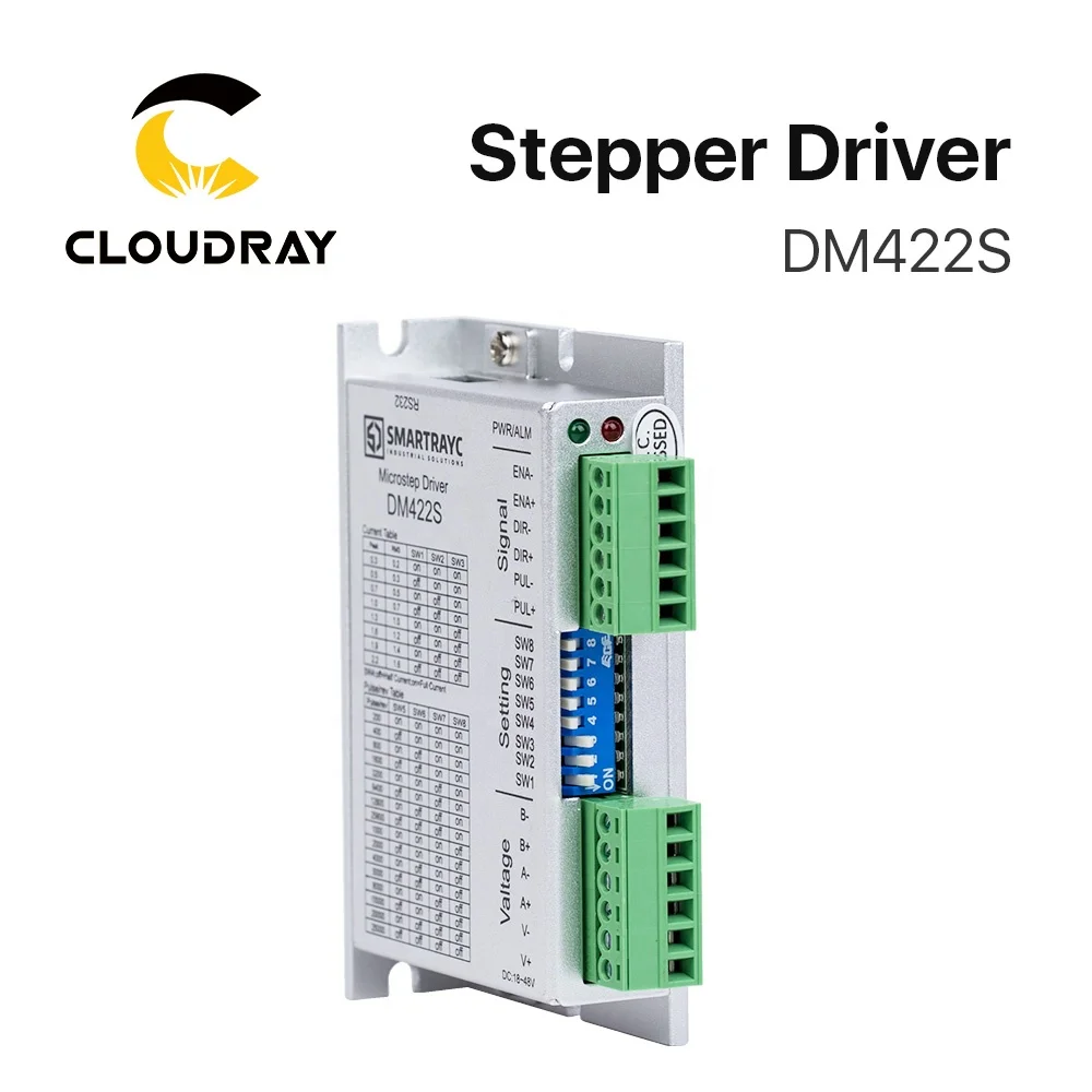  Cloudray DM61 2-фазный Драйвер шагового двигателя DM422S для гравировального