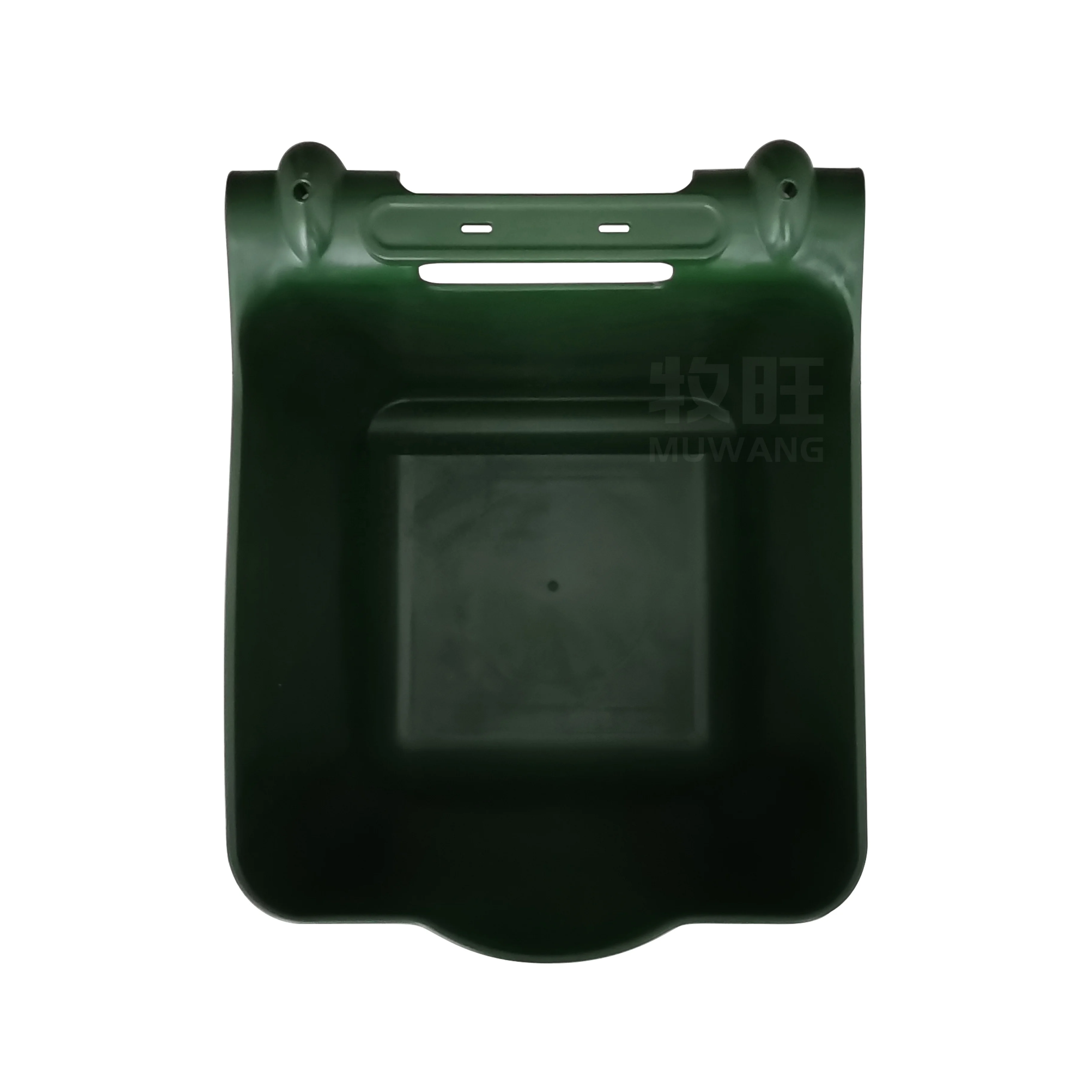 14L Animal Feeder Plastic Hook Over Feeder Livestock Horse Pets Feed Bucket