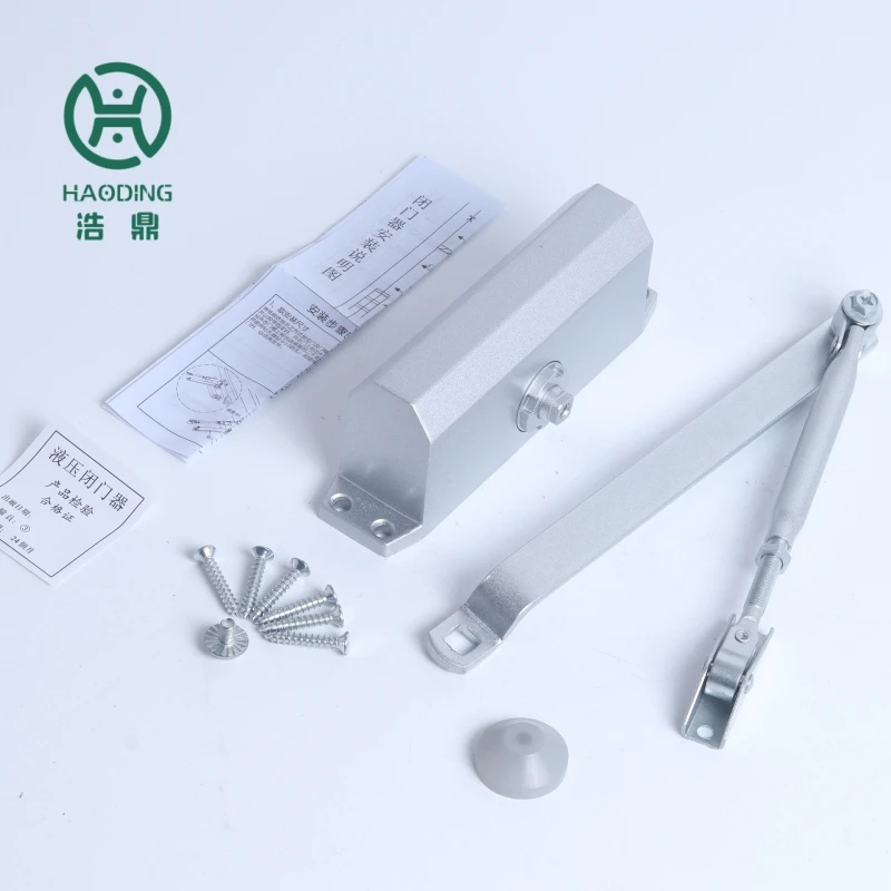 80KG Bearing Loading Heavy Duty Door Aluminum Automatic Soft Closing Hydraulic Door Closer