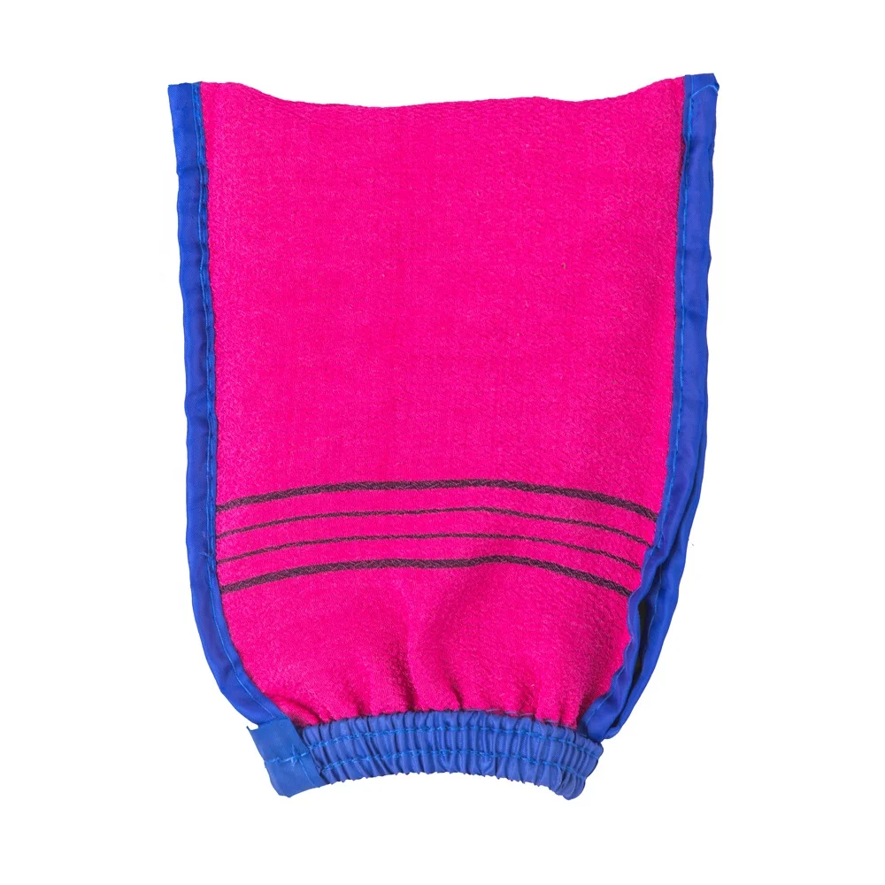 Новый дизайн, индивидуальные цветные варежки для ванны, оптовая продажа, вискозные губчатые перчатки для мытья ванны, душа