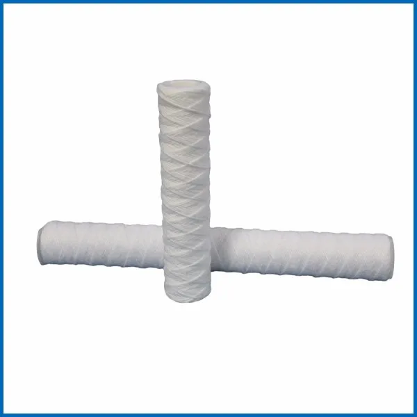 10 Micron  PP 10 20 30 40 Inch String Wound Filter Cartridge for Sediment Removal