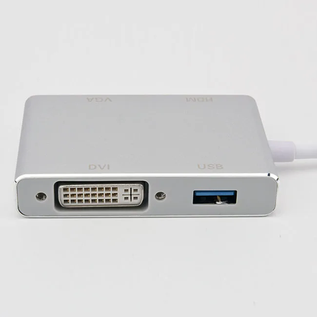 USB-C Type-C к HDMl DVI 4K VGA адаптер TV HDTV кабель для Mac
