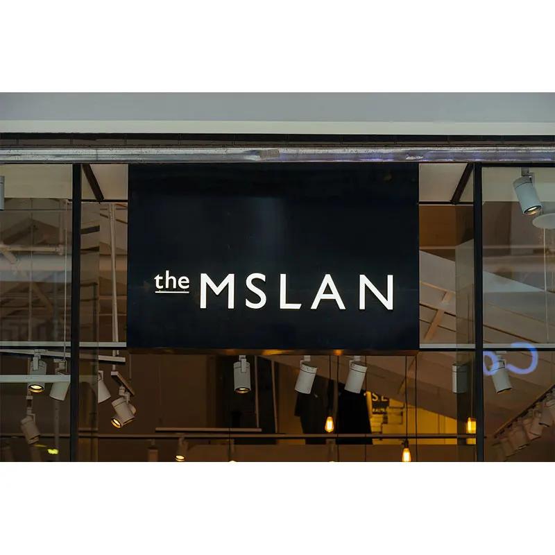 Led menu board Way Finding Illuminated Exterior Light Box Shop Sign illuminated lightbox signage