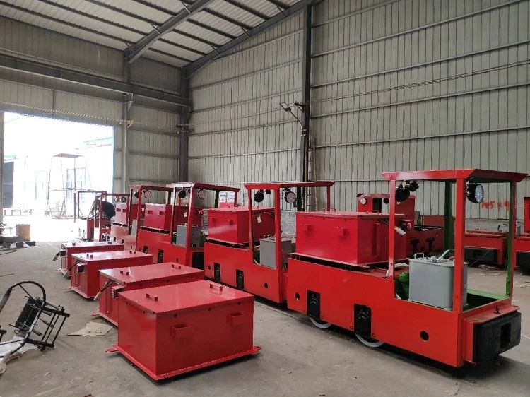 Underground Traction Locomotive National Standard Track Locomotive Narrow Gauge Industrial And Mining Overhead Battery Electric