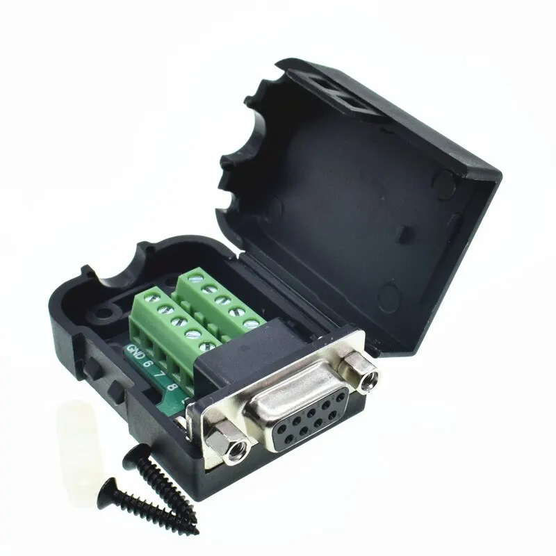 DB9 Male Connector RS232 DB9 Breakout D-SUB Connector Female