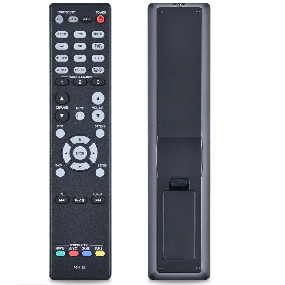 Replacement Remote Control Fit For Denon RC-1183 RC-1189 RC-1196 RC-1193 RC-1192 AVR-S700W AV Receiver RC1183 RC1184 RC1192 RC12