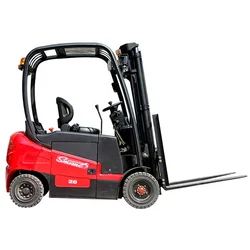 Muduo chinese brand 1500kg full electric forklift lifting height 3000mm electric forklift with emergency brake button