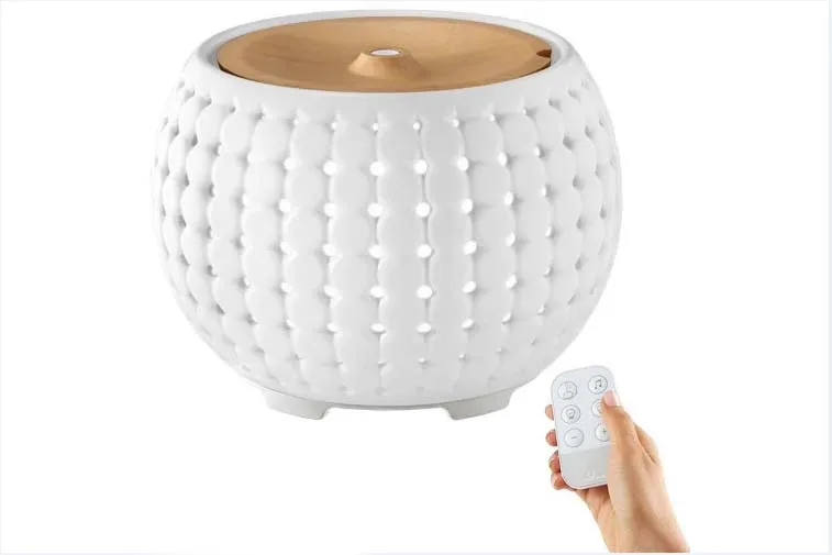 Smart Home Appliance Pumpkin shape Stone Diffuser Essential Oil Aroma Diffuser Ultrasonic Air Aromatherapy Atomizer