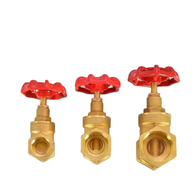 NFJM Wholesale DN15-DN50 handwheel brass gate valve without rising internal thread