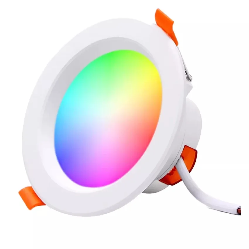 Tuya WIFI mini down lighting cctrgb smart led ceiling light 6W 12W Small downlight rgbcct gimble colour Alexa Control Music Sync