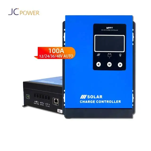 Customized Mppt Solar Charge Controller 12v 24v 36v 48v Auto 80a 100a Solar Panel Charger Regulator With Lcd Display